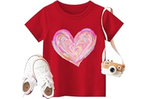 BQG Valentines Shirts for Boys Girls Kids Toddler Valentines Day T-Shirts Funny Dinosaur Steal Hearts Valentine's Day Tee Tops