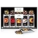 Tea Forte Single Steeps Noir Organic Loose Leaf Tea Sampler, Assorted Tea Variety Pack, 15 Single Serve Pouches, Strong Black Tea Blends