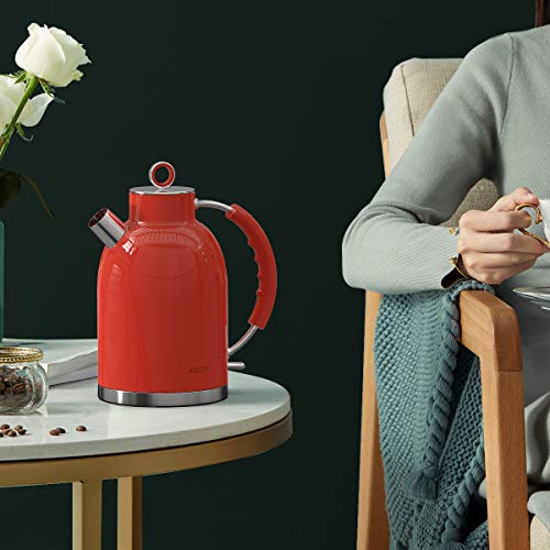 Electric Kettle, ASCOT Electric Tea Kettle, Stainless Steel Kettle Water Boiler, Fast Boiling