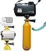 L.Store (R) Waterproof Bobber and Floating Handle Hand Grip with Wrist Strap & Tripod Adapter for Underwater Video & Digital Cameras mounts