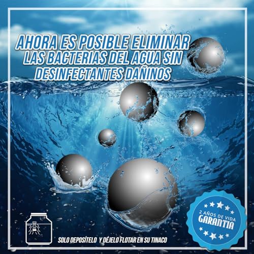 AQUA FREE, DESINFECTANTE DE AGUA PARA TINACO, ELIMINA VIRUS, BACTERIAS Y HONGOS DEL AGUA POR DOS AÑOS