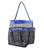 Mayin Quick Dry Hanging Toiletry and Bath Organizer with 8 Storage Compartments, Shower Tote, Mesh Shower Caddy, Perfect Dorm, Gym, Camp & Travel Tote Bag, Black