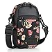 USA GEAR Compact Point and Shoot Camera Case Small Digital Camera Pouch with Accessory Pockets and Shoulder Strap - Compatible with Sony CyberShot, Canon G7X Mark iii, Nikon COOLPIX & More (Floral)