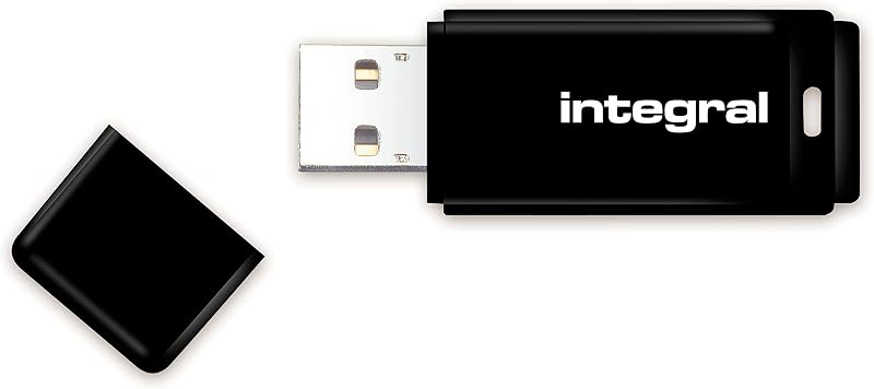 Integral 64GB Black USB 2.0 Memory Flash Drive