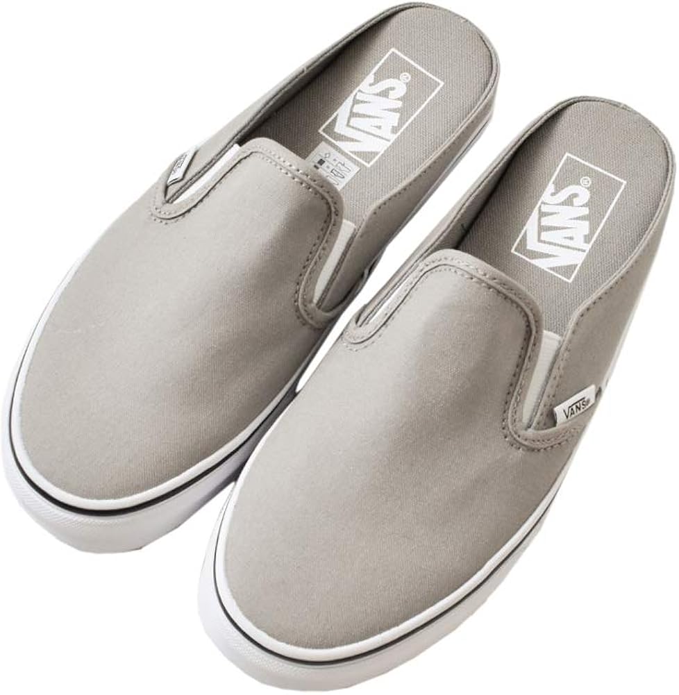 Amazon ヴァンズ Vans クラシックスリッポンミュールスニーカー 24 0cm Drizzle Truewhite Classic Slip On M 24 Dz Tw Vans バンズ スニーカー