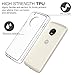 Moto G5 Case, MoKo Snug Fit Lightweight Crystal Clear Case Gel TPU Bumper + Hard Acrylic Protective Rigid Tough Shockproof Back Cover Shield for Motorola G5 5 Inch(2017 Released), Crystal Clear
