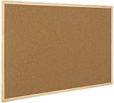 Q-Connect Cork Noticeboard 900 x 1200 mm Lightweight Board