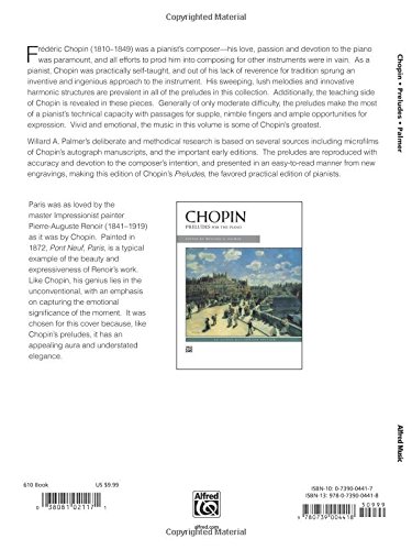 Chopin -- Preludes (Alfred Masterwork Edition) - //medicalbooks.filipinodoctors.org