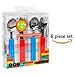 Stainless Steel Toddler Silverware Set | Self Feeding Safe Utensils for Kids | Child and Baby BPA Free Travel Flatware | Silicone Easy Grip Cutlery for Boys and Girls | 6 Piece: 2 Forks Spoons Knives
