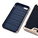 Caseology Envoy for iPhone 8 Case (2017) / iPhone 7 Case (2016) - Premium Leather - Leather Navy Blue