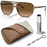 Ray-Ban RB2198 BILL Square Shaped Sunglasses for Men & Women with Official RAYBAN Eyewear Kit