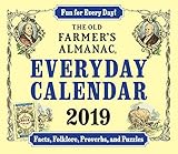 The Old Farmer's Almanac 2019 Everyday Calendar by