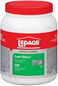 LePage Latex Low Odor Contact Cement, 1.5L (1536624), Contact Cement