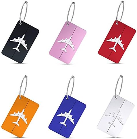 Luggage Tags, Bag Tag Travel Suitcase ID Labels Tag For Baggage,6 Pack