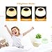 INLIFE Wake Up Light Alarm Clock Wireless Mood Light with Sunrise Simulation and 4 Natural Alarm Sounds, White Noise Machine with 4 Sleep Sounds, 7 Multicolor Rechargeable Portable Night Light