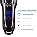 SURKER Cordless Hair Clippers Man’s Grooming Kit Haircut Kit For Men Beard Trimmer Shaver Rechargeable With LCD Display Black Heavy