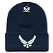 Rapiddominance Air Force Wing Military Long Beanie, Navy
