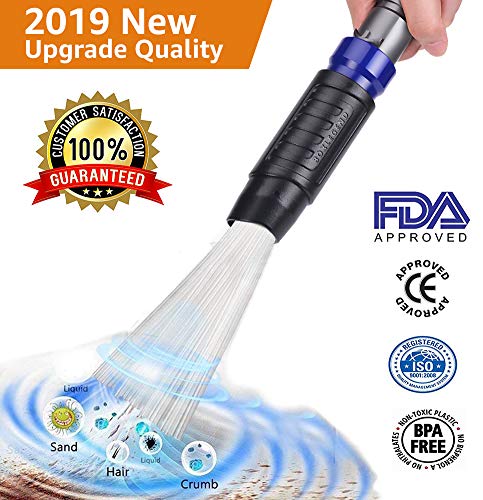 PetOde Universal Dusty Brush Vacuum Attachment Duster Cleaning Tool Vacuum Duster Attachment with Universal Adapter Handy Flexible for Keyboards, Drawers, Cars, Corners, Vents, Furnitures - Thumbnail 7