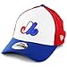 New Era MLB Montreal Expos Cooperstown Team Classic 39Thirty Stretch Fit Cap, Small/Medium, White