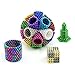 RLRY Upgraded 5MM 1000 Pieces Colorful Magnetic Block Ball Cube Magnet Sculpture Stress Relief for Desk Fridge || Metal Box to Storage