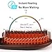Hair Straightener Brush for Men Women,Ralthy Portable Ionic Beard Straightener with Anti-Scald，[Fast Ceramic Heating,Auto Temperature Lock & Auto-Off ] Straightening brush for Home and Travelthumb 2