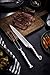 German Forged High Carbon Stainless Steel Carving Knife and Fork Set | Professional Meat Carving Set with Ergonomic Pakkawood Handle