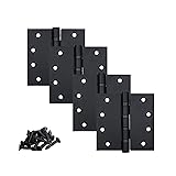 Stainless Steel Matte Black 4 inch Door