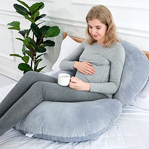 C Shaped Pregnancy Pillows Full Body Pillow for Maternity Support