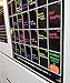 Extra Large Monthly Black Fluorescent Magnetic Dry Erase Calendar 12