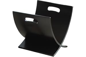 oceanstar Contemporary Wooden Magazine Rack, Espresso