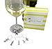 Palm City Products 10 Piece World Travel Themed Wine Charm Set - Traveler Stemmed Wine Glass Charms