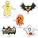 Halloween Cookie Cutters Set - 10 Piece - Pumpkin, Bat, Ghost, Witch Hat, Spider, Cobweb, Skull and Skeleton Shape