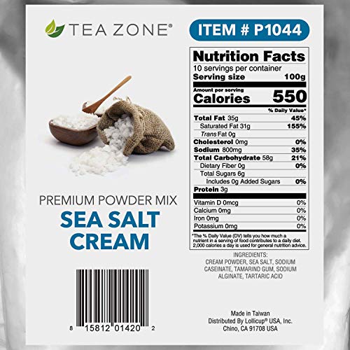 Tea Zone 2.2 lb Sea Salt Cream Powder Pricepulse