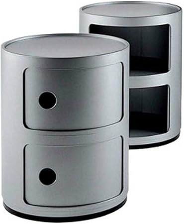 Costello 2 Tier Bathroom Storage Unit Bedroom Round Corner Abs