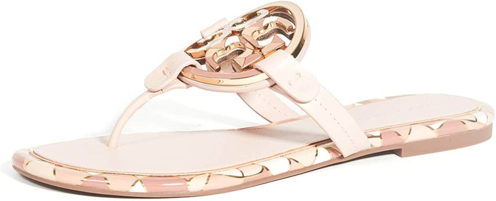 tory burch women's enamel miller sandals