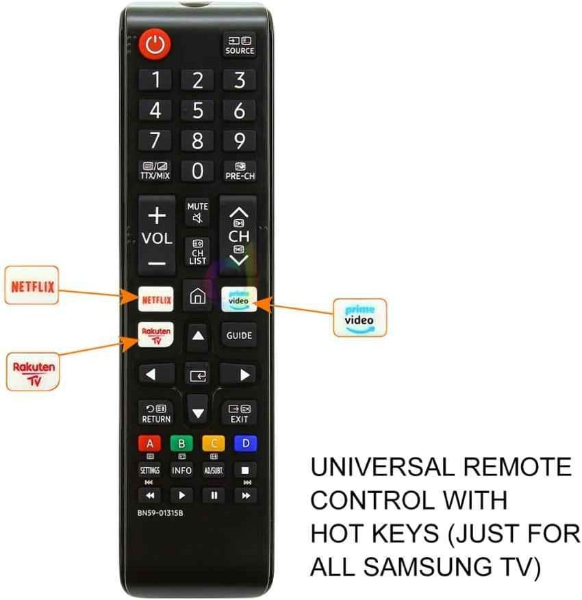 Universal BN59-01315B / BN59-01315M / BN59-01315N Genuine remote control for Samsung 2018/19/20/21/22 Smart NEO QLED OLED LED LCD TVs - Image 3