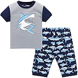 Hugbug Boys Shark Pajamas Set 2-7T