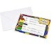 Gift Boutique 48 Pack Building Block Birthday Party Invitations with Envelopes Favor Supplies Decorations for Kids Teen Girls Boys