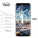 Galaxy S8 Glass Screen Protector,YOSH Applied OGS Strength StrengtheningTechnology Offers Ultra-Thin, More Sensitivity,New Edge Design Replaces Old Glue and Farewells with Bubble,Not Full Coverage