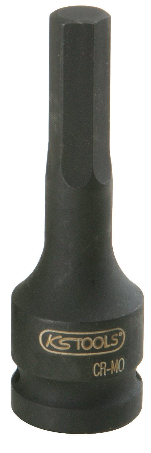 KS Tools 911.0928 1/2-inch 10mm Long Hex Impact Bit Socket