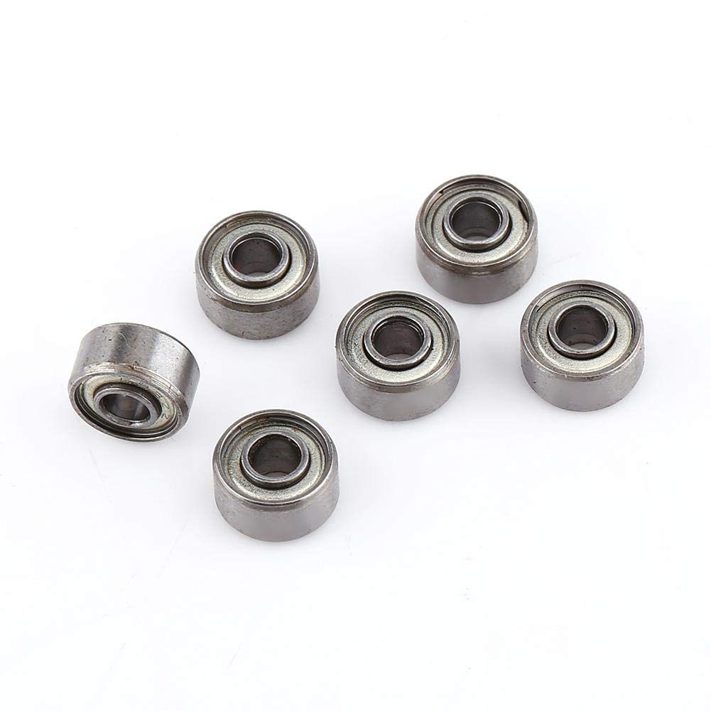 Double Shielded Ball Bearings 3x8x4mm 693ZZ, 10-Pack Miniature Bearings for Industrial, Robotics, RC Toys, and Model Applications