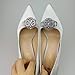 Ruihfas Pack of 2 Vintage Women's Removable Rhinestones Shoes Clips Decoration Wedding Party (Black Rhinestone)