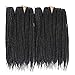 Ronsaen Box Braid Crochet Hair - 22inch 1B Pre-looped Crochet Braids, Box Braid Crochet HairSynthetic Braiding Hair Extensions(22