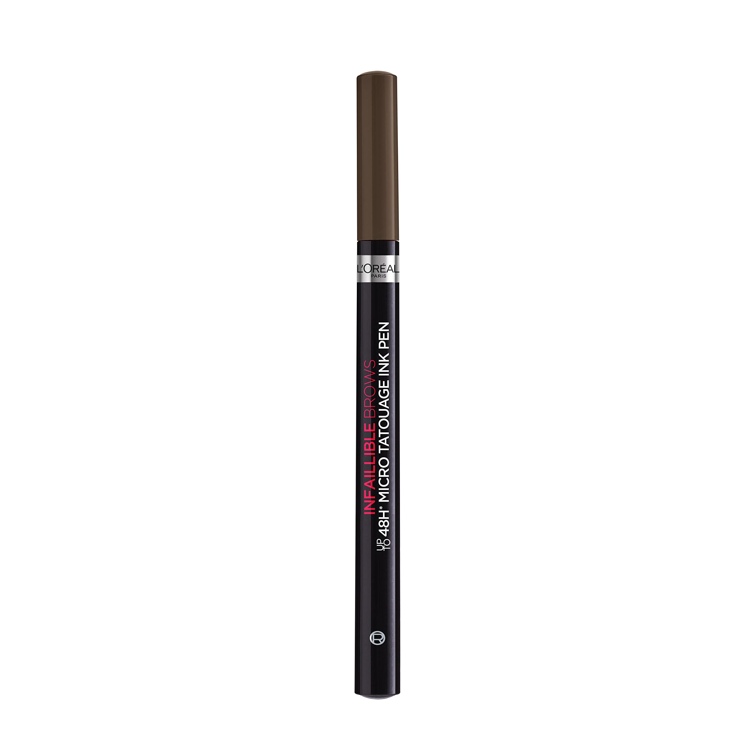 L'Oréal Paris Unbelieva Brow Micro Tatouage 109 Ebony Smudge Resistant Felt Pen with Trident Tip Up to 24H Hold Microblading Effect — image 1