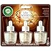 Air Wick plug in Scented Oil 3 Refills, Mom's Apple Pie, (3x0.67oz), Essential Oils, Air Freshener