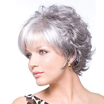 Amazon Com Anniston Hairpiece Women Fashion Grandmother Gray