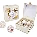 Fandian Pack of 4 Bath Bombs Gift Set for Women Girlfriend Birthday, Natural Essential Oil Lush Bath Bombs Organic Luxury Bath Fizzies