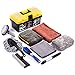 Mofeez 9pcs Car Cleaning Tools Kit with Blow Box Car Tire Brush Wash Mitt Sponge Wax Applicator Microfiber Cloths Window Water Blade Brush