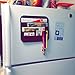 Magnetic Kitchen Fridge Organizer for Receipts, Menus, Notes, Keys and More! - Grey ...