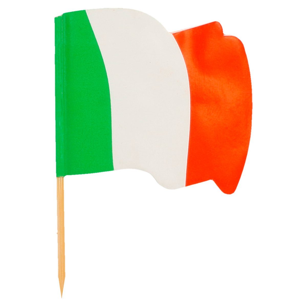 Garcia de Pou Flag Picks Italia in Box, Wooden, Assorted, 4 x 2.5 x 6.5 cm